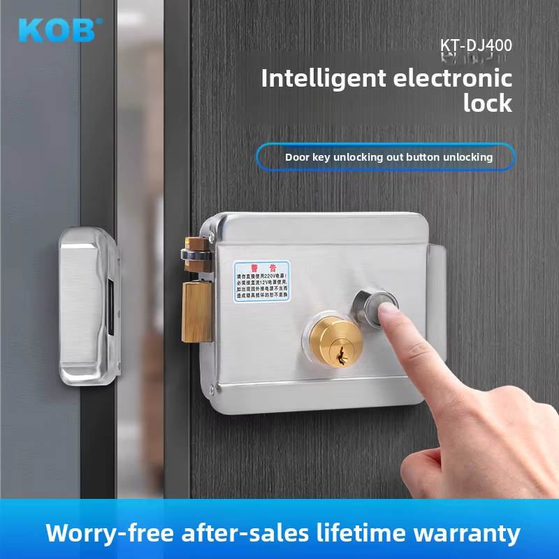 stainless steel baking paint electric control lock single and double head commun