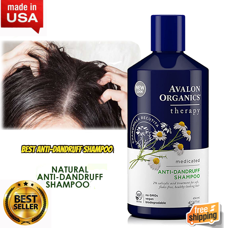 MEJOR Shampoo para la Caspa- Champu Tratamiento Anticaspa 14 Oz EFECTIVO