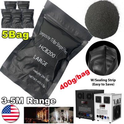 5PCS Cold Spark Machine Powder 400g Bag 3-5M Range Stage Effects