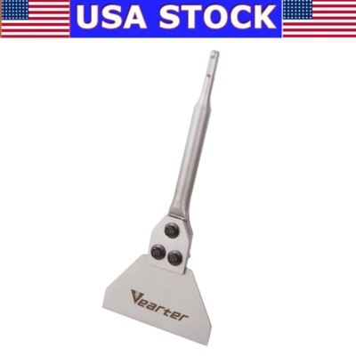 SDS-Plus Flat Chisel Floor Scraper 5 in Wide Tile Glue Render Removal Drill Bit
