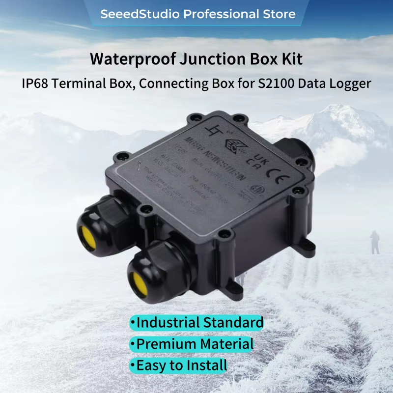 Waterproof Junction Box Kit, IP68 Terminal Box, Connecting Box for S2100 Data Lo