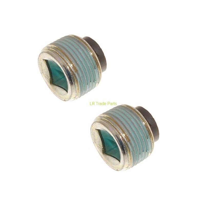 FITS DISCOVERY 1 & 2 NEW MAGNETIC DIFF DIFFERENTIAL GEARBOX DRAIN PLUGS X2