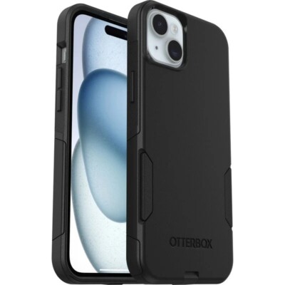 Case For iPhone 15 Plus Otterbox Commuter Series- Black