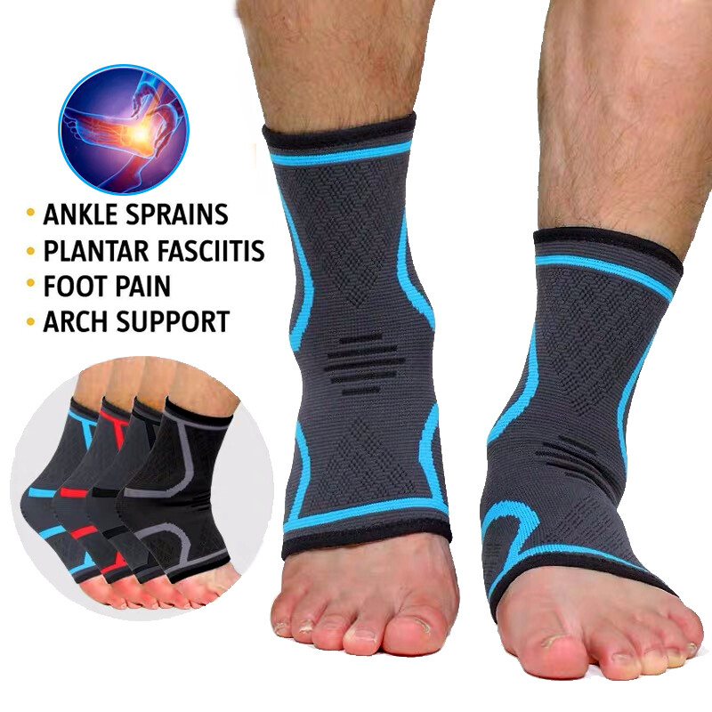 Ankle Support Brace Compression Socks Achilles Tendon Sprain Foot Wrap
