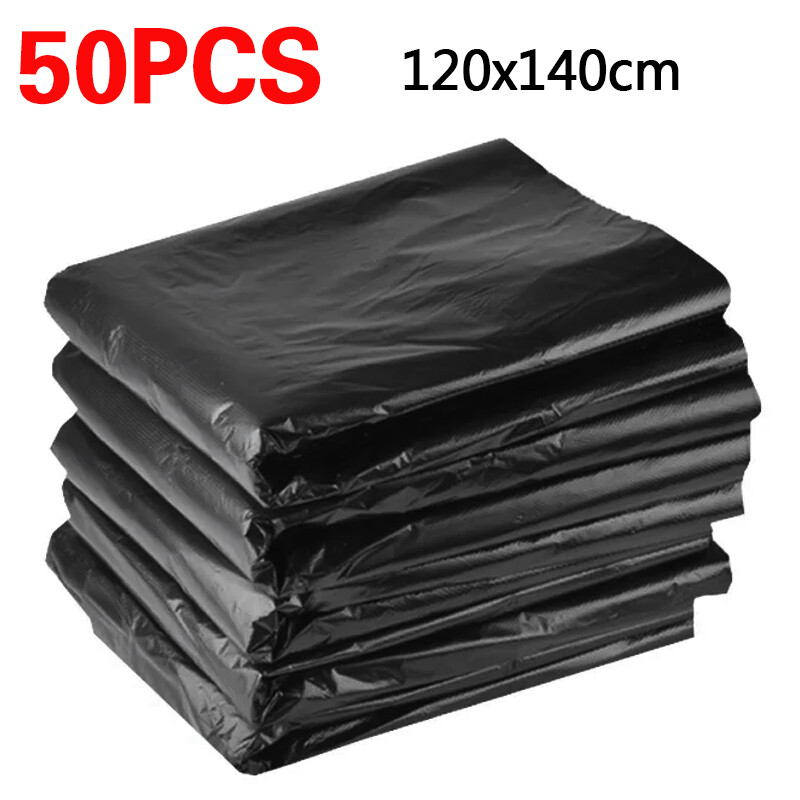 50x Wheelie Bin Liners Extra Large Bin Bags Strong XL Refuse Sacks