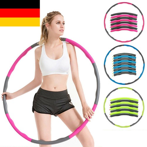 8 Teile Hula Hoop 1KG Reifen Fitness Schaumstoff Bauchtrainer Fitnesstraining！