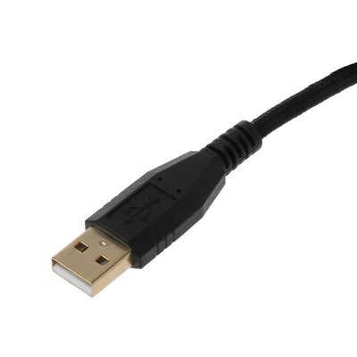 Gold Plated Nylon Braided Line Mouse Cable Wire for