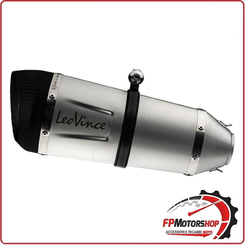 TERMINALE SCARICO COMPLETO INOX PER YAMAHA YZF-R6 06-21 LEOVINCE 8483SNU