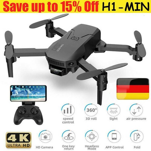 Faltbar RC Drone WiFi FPV Drohne 4K 1080P Kamera Mini Selfie Quadrocopter Gift