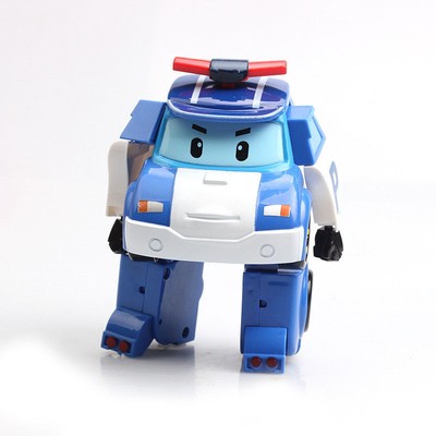 Poli Police Car ROBOCAR POLI Deformation Cars Toy Police Robot Christmas Gift