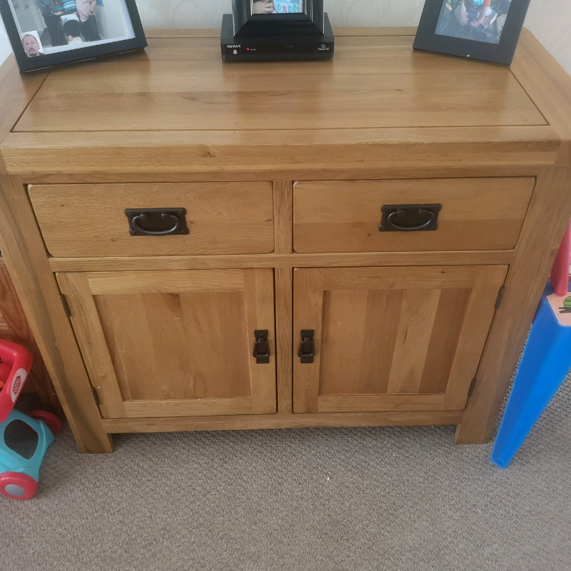 Solid Oak Living Room Side Unit in Margate, Kent Gumtree