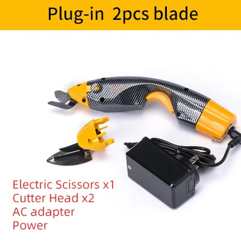 Electric Tailoring Scissors Electric Scissors Cloth Cutting Machine Charging/Plu