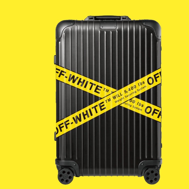 92 inches Off White Luggage Belt Strips Label Vinyl Stickers Waterproof Tapes