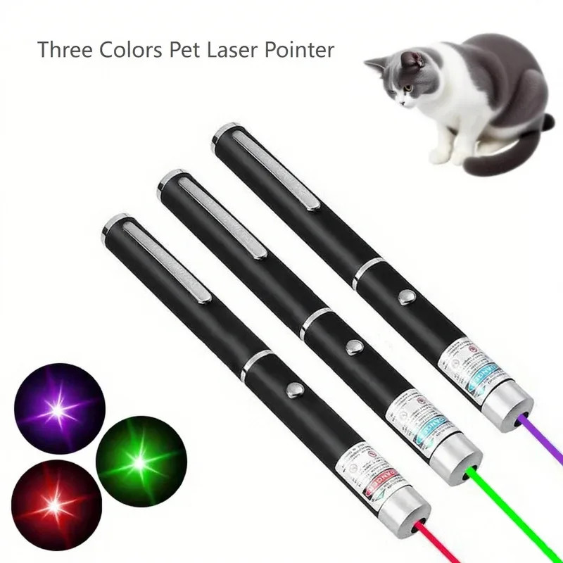 Interactive Pet Laser Pointer and LED Flashlight for Cats and Kittens