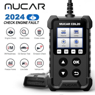 Automotive OBD Code Reader OBD2 Scanner Check Engine Fault Car Diagnostic Tool 