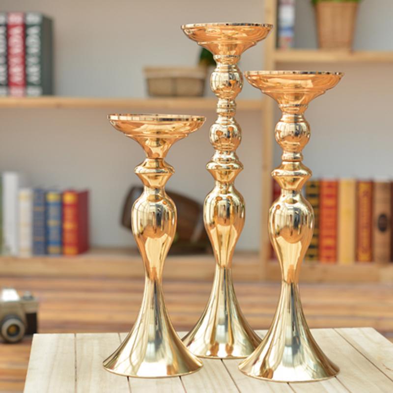 Big Candlestick Candelabra Holder Tea Light Metal Candle Stand