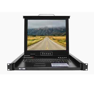 Switch Manufacturer 1U Rackmount LCD USB KVM Console 15 Inch KVM-1501MU 1 Ports
