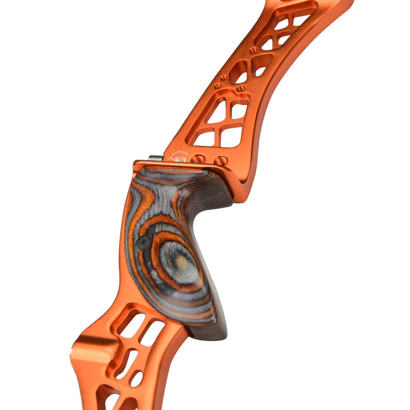 25 ILF Archery Recurve Bow Riser Handle Takedown Wood Grip Shooting