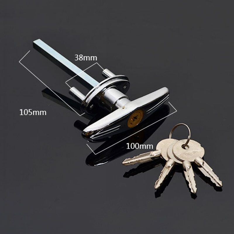 Garagentorschloß Türschloss Schraube Garagentor T Griff mit Schloss