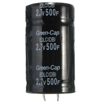 1/2/6/10pcs Black 2.7V Farad Capacitor 500F 35*60MM Super 2.7V 500F Capacitor
