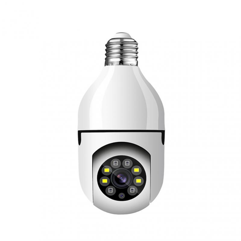 1/2/4x E27 5G Smart Bulb Camera 1080P HD Video Two-way Audio Remote App Control