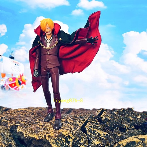 1/12 Black Red Wired Cloak Cape for 6