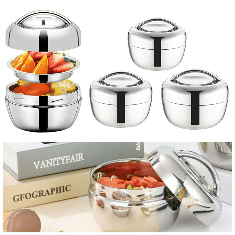 Thermal Insulated Food Container Stainless Steel Hot Box