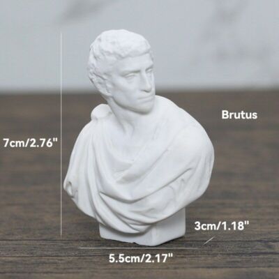 1:6 miniature Greek Mythology plaster bust Figurine Sculpture Statue Portrait