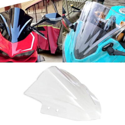 Für Kawasaki Ninja 300 13-2017 Motorrad Windabweiser Windschild Kunststoff Klar