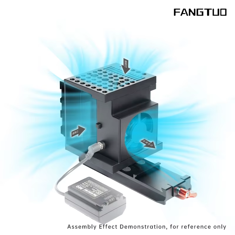 Updated version camera cooling fan radiator 4k video kit Sony ZV-E1 R6 Mark II M