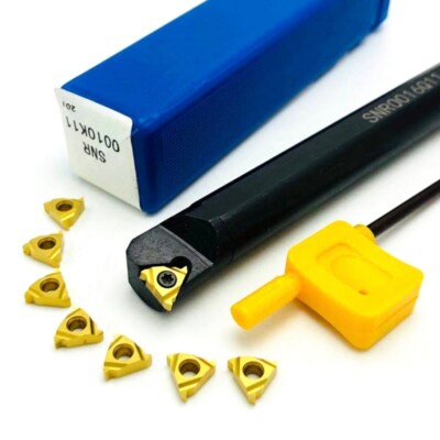Thread Lathe tool boring bar SNR0012M11 +11IR A60 Carbide 11IR 1/4 Insert