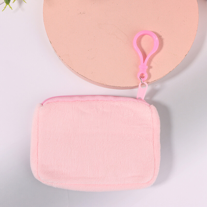Pochette En Silicone Pour Pièces Et Maquillage - Petite Taille Carrée Avec Fermeture éclair, Portable Et Facile à Nettoyer