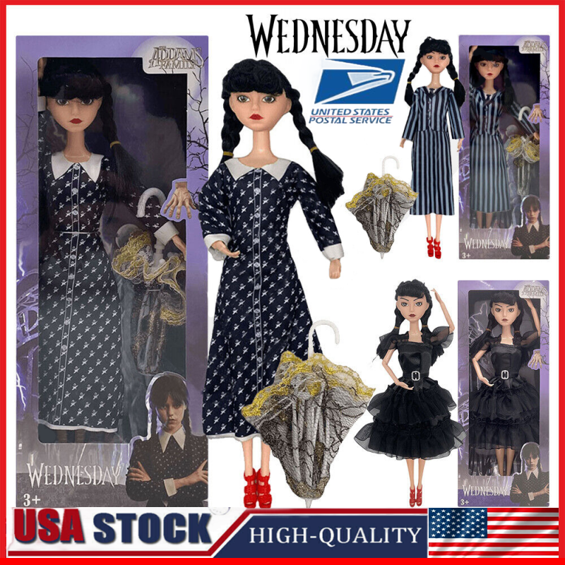 Wednesday Addams Family Thing 11 inch Doll Wednesday Birthda
