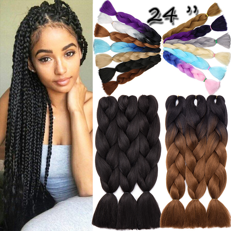 Expression 24 Jumbo Braiding Hair Afro Crochet Braids Hair