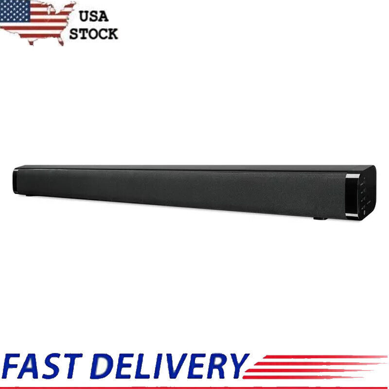 29"Bluetooth Wireless Soundbar Wall Mountable Built-in Stereo Speakers Sound Bar