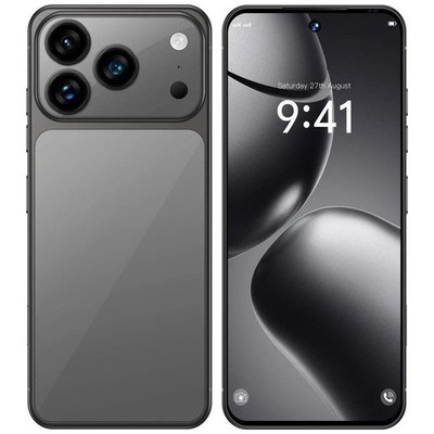 i17 Pro Max Android 16GB RAM 1TB Storage 5G 6.8in Screen Titanium Black