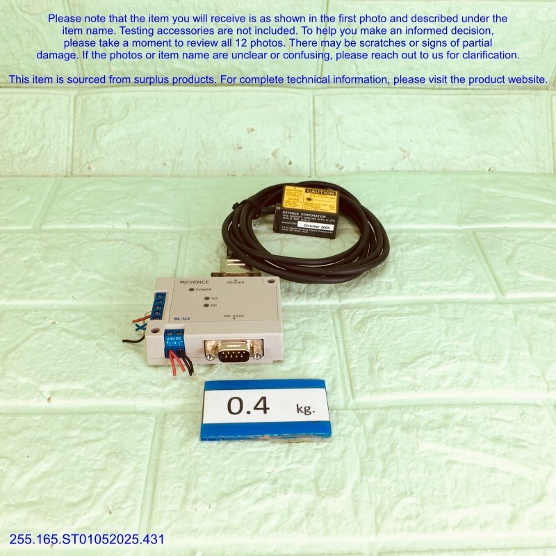 KEYENCE BL-601HA & BL-U2 Scanner as in photos, sn:0539, FedExDHL