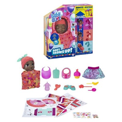 BABY ALIVE BABY GROWS UP 14 PARTY SURPRISES *DISTRESSED PKG