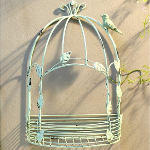 Storage Shelf Wall Hanging Vintage Iron Shelf Metal Shelf Wa