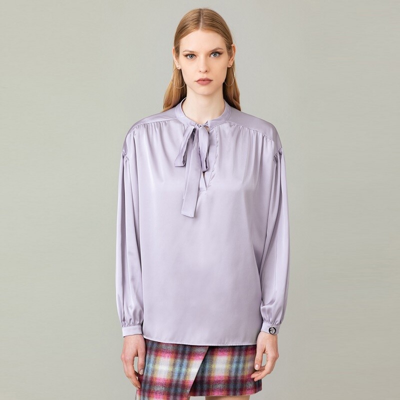 

Блузка Satin Woman GAeLLE Paris GBDP13650 Сиреневая, Lilac