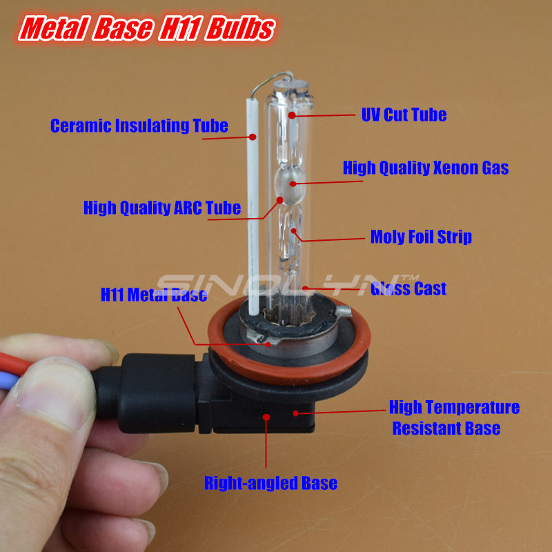 Premium 35W HID H11 Xenon Bulbs Lamps Foglights Replacement 3000K 5500K