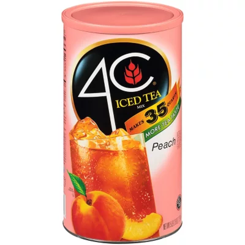 4C 35 QT Peach Iced Tea Mix (82.6 oz.) 2 PACK