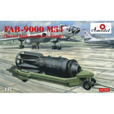 Amodel NA72009 Plastic model kit 1:72 FAB-9000 M54 (Soviet high-explosive bomb)
