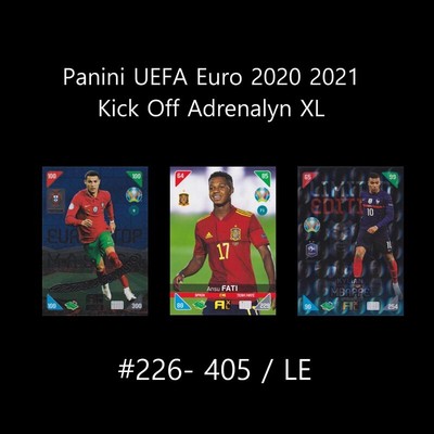 Panini UEFA Euro Cup 2020 2021 Kick Off Adrenalyn XL FOOTBALL SOCCER CARD B