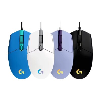 Mouse Gaming Whit RGB Logitech  Lightsync  8000 DPI Gaming Wired Mouse