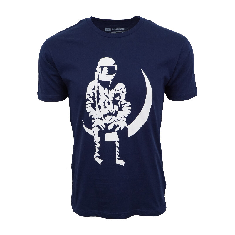 

ФУТБОЛКА С КОРОТКИМ РУКАВОМ ANGELS AND AIRWAVES TO THE MOON, Navy