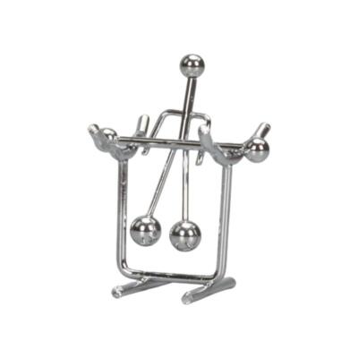 Weightlifter Kinetic Art Stainless Steel Desktop Ornament Mini Steel Balance Toy