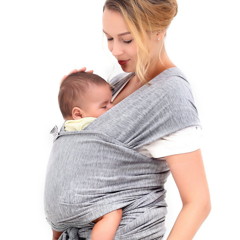 BABYTRAGETUCH+SILIKONBABYLATZ, Tragetuch Baby, Bauchtrage, Baumwolle, Babytrage