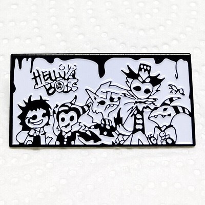 Helluva Boss Loona Millie Monocrome Pin Badge