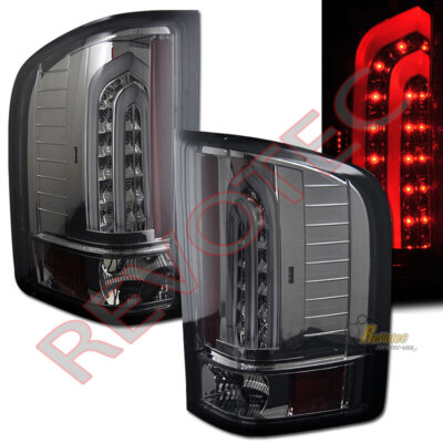 07-13 Chevy Silverado 1500 2500 3500 Pickup G2 Smoke LED Tail Lights RH & LH